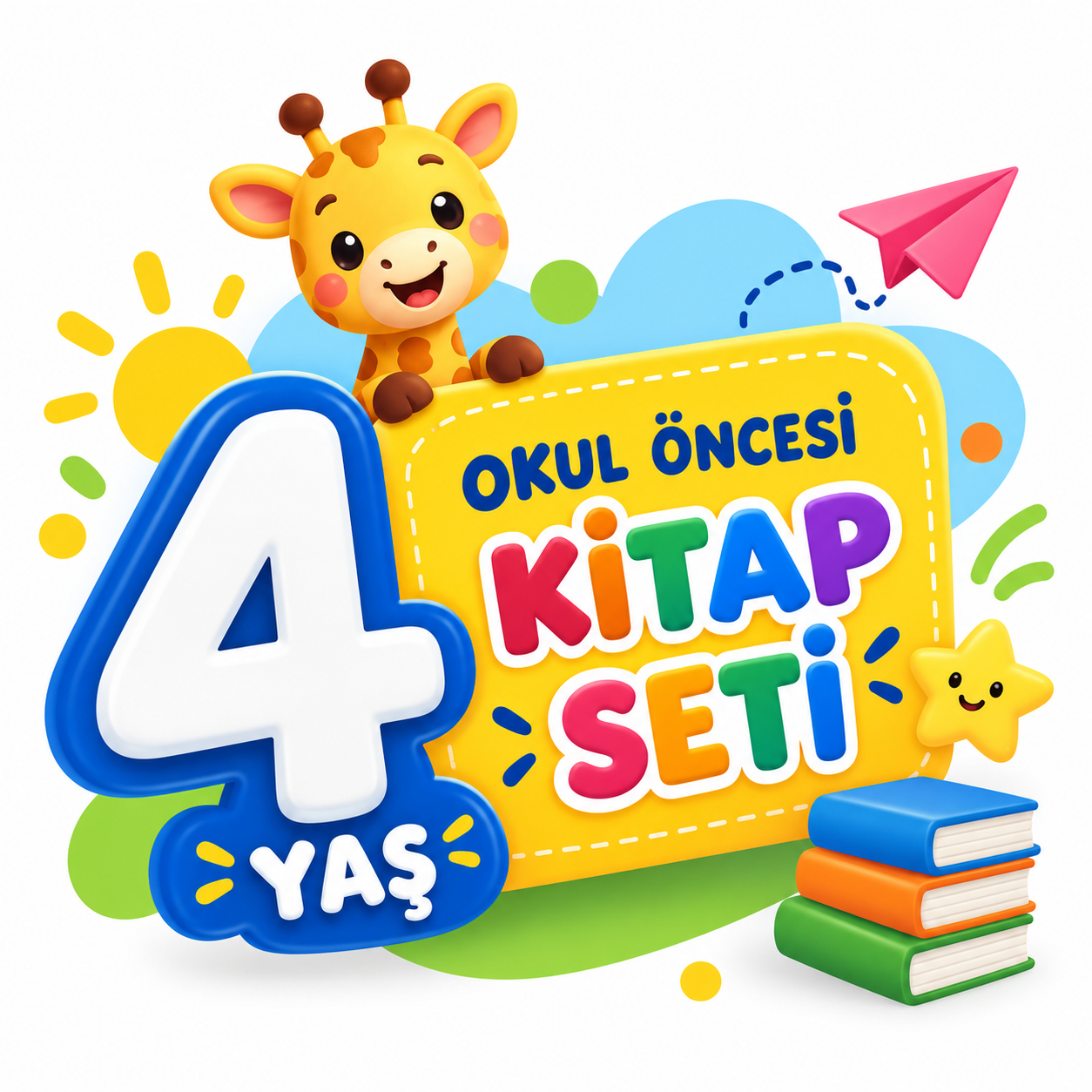 ANASINIFI 4 YAŞ EĞİTİM MATERYALLERİ DESTEK PAKETİ