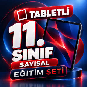 11. SINIF SAYISAL EĞİTİM MATERYALLERİ DESTEK PAKETİ TABLETLİ